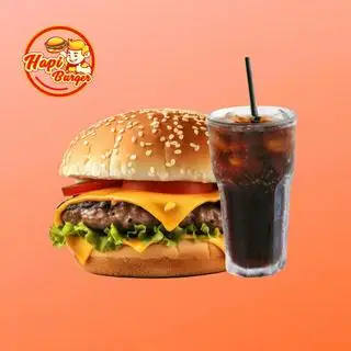 Burger bò + Pepsi ly - 69.000 ₫ tại Gà Rán & Hamburger Bò Miếng HAPI - Vũ Huy Tấn