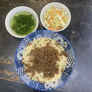 Hình ảnh cơm rang mắm tép