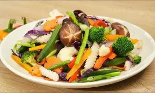 Hình ảnh Rau củ xào chay