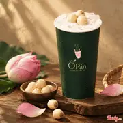 Hình ảnh Oolong sữa macca sen vàng