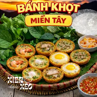 Bánh Khọt Thập Cẩm - 10 bánh - 89.000 ₫ tại Xiên Xèo - Bánh Xèo & Bánh Khọt Rau Rừng Miền Tây - Lê Văn Lương