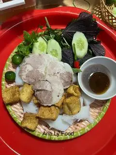 Hình ảnh bún đậu thịt chân giò