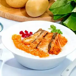 Hình ảnh Cháo cá hồi