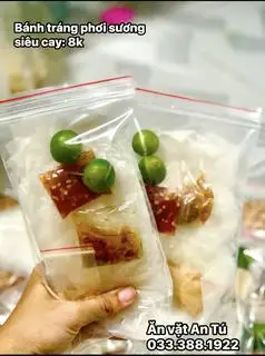 Bánh tráng phơi sương siêu cay - 14.000 ₫ tại Ăn Vặt An Tú - Tôn Đản