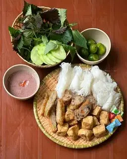 Hình ảnh bún đậu Chả cốm - Dồi