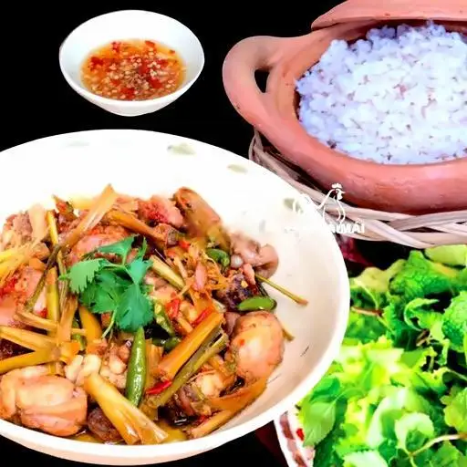 Cơm gà kho sả ớt sim 2 người - 185.000 ₫ tại Con Gà Mái - Cơm Gà Phú Yên - Trần Cao Vân
