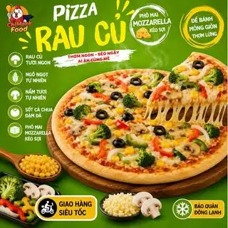 Hình ảnh pizza chay rau củ size 16 