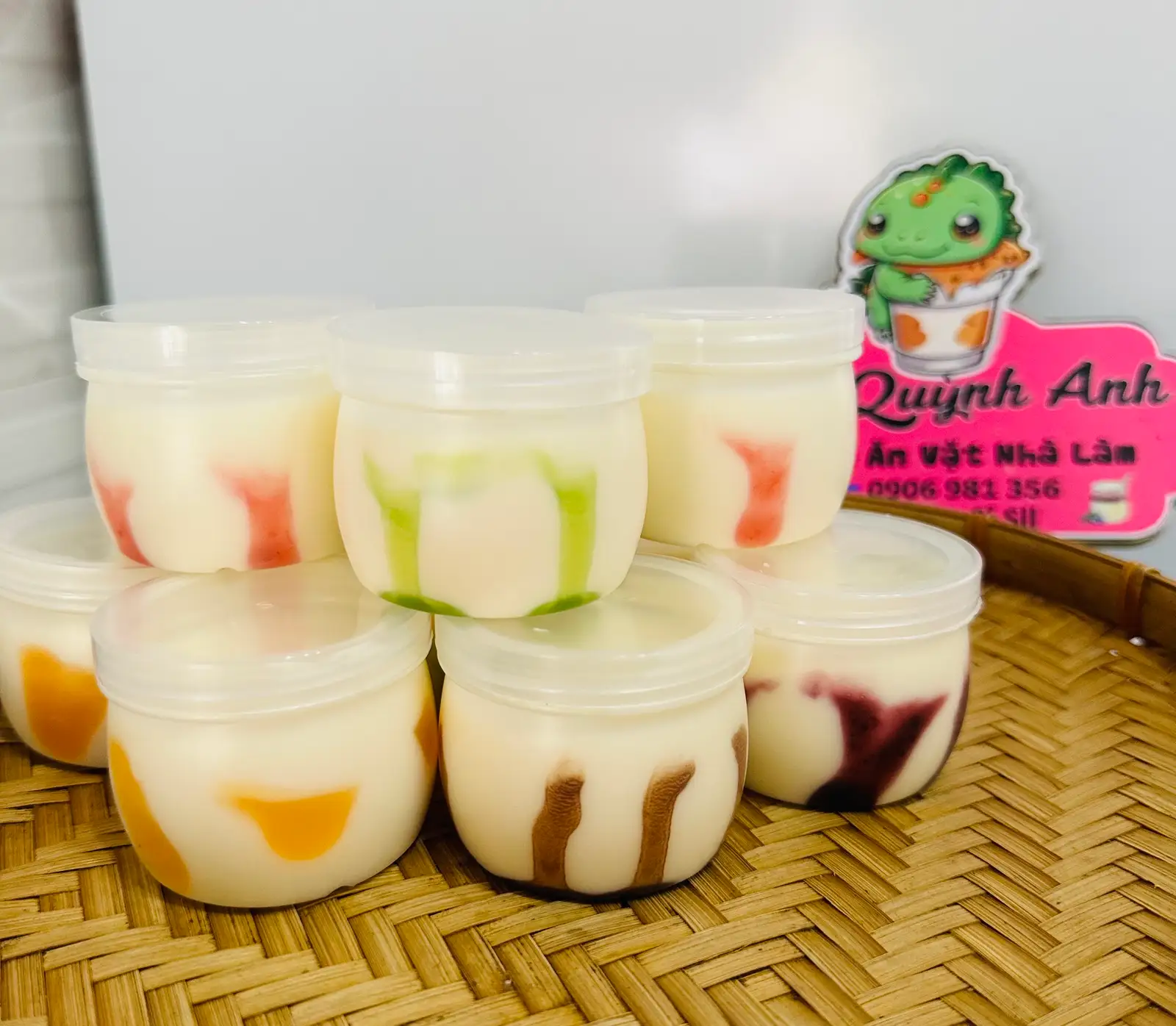 10 hũ Sữa chua  mix trái cây - 80.000 ₫ tại Tiệm Quỳnh Anh - Sữa Chua & Panna Cotta - Đường Số 9