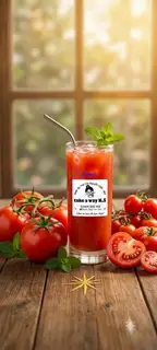 Hình ảnh Nước ép cà chua nguyên chất 700ml ( N.$)