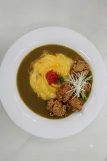 Hình ảnh Cà Ri Trứng + Gà Chiên Giòn - Egg with Karaage Curry