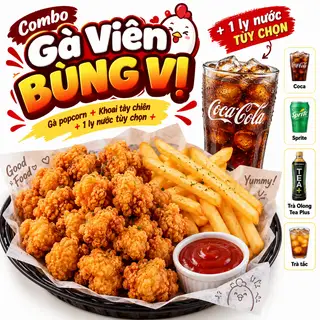Hình ảnh Combo gà viên bùng vị
