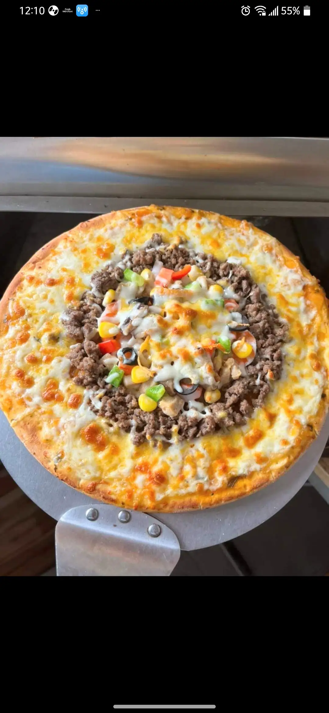 Hình ảnh pizza đặc biệt bò tôm mực sò điệp( size lớn)