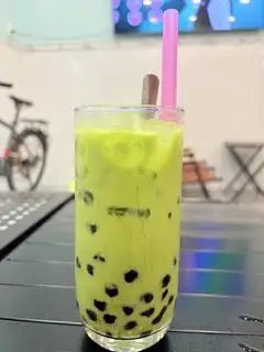 Hình ảnh Trà sữa thái xanh