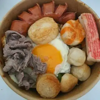 Mì trộn 2 gói thịt bò full topping - 105.000 ₫ tại Mì Trộn Cay Phô Mai & Sa Tế 229 - Lê Quang Định