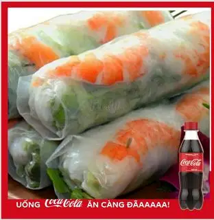Hình ảnh 3 gỏi tôm + 3 gỏi tôm thịt + pepsi chai