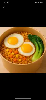 Hình ảnh Mì trộn 2 trứng