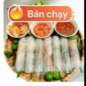 3 gỏi cuốn tôm thịt - 45.000 ₫ tại A Đù - Cháo Sườn, Súp Cua & Cháo Trắng Là Dứa - Đường Số 2