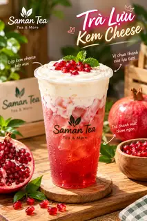 Hình ảnh Trà lựu kem chesse