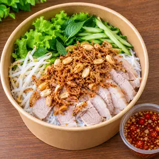 Hình ảnh Bún nước tương Thịt luộc