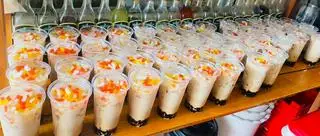 Hình ảnh Trà sữa hoa hồng
