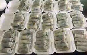 10 cuốn bánh ướt thịt nướng - 90.000 ₫ tại Cuốn 6 Năm - Gỏi Cuốn & Bún Thịt Nướng - Chu Văn An