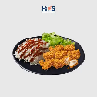 Hình ảnh Cơm Gà Viên Giòn - Cơm Gà Viên Sốt Chua Ngọt