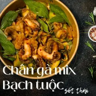 Hình ảnh Chân gà mix Bạch tuộc size L - phần 2,3 người ăn 
