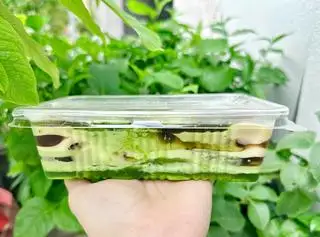 Hình ảnh rau câu sơn thủy vị cafe lá dứa sữa dừa thơm béo chuẩn vị miền tây..