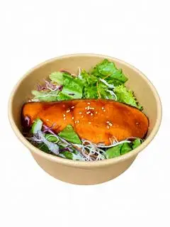Hình ảnh Cơm cá Hồi nướng sốt Teriyaki