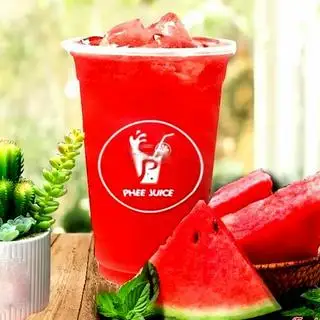 Hình ảnh Nước ép dưa hấu - kèm topping nha đam