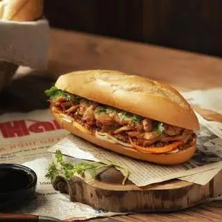 Hình ảnh Bánh mì gà sốt Teriyaki