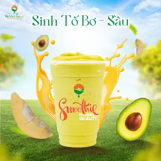 Sinh tố Bơ Sầu riêng - 36.000 ₫ tại ReViet Juice - Nước ép, Sinh tố & Detox - Thăng Long