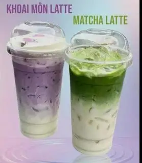 Hình ảnh latte matcha 