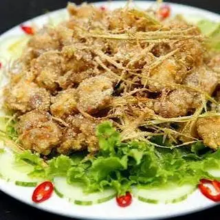 Hình ảnh cơm gà rang muối