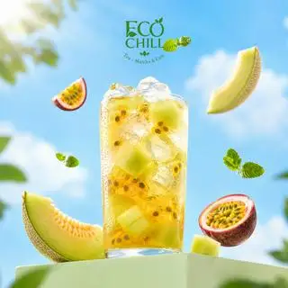 Hình ảnh Trà Dưa Lưới Chanh Dây