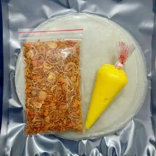 Hình ảnh Set mini1: 100g bánh tráng phơi sương + 50g muối + 50g bơ