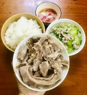 Hình ảnh Combo Cơm Nóng Canh Bí Thịt Bằm & Thịt Dải Luộc