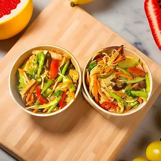 Hình ảnh Mỳ Ống Xào Rau Nấm Chay (Stir-Fried Spaghetti With Vegetables)