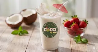 Hình ảnh Sinh tố dừa - ly 500ml