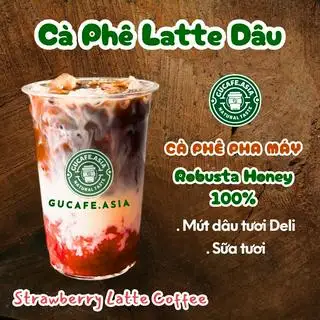 Gucafe - Cà phê Latte Dâu - Latte Strawberry Coffee (size M-500ml) - 42.000 ₫ tại GUCAFE - Lan Toả Cà Phê Việt - Huỳnh Tấn Phát