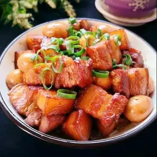 Hình ảnh Combo Cơm Ba Rọi Kho Trứng Cút + Fanta (kèm tẩy đá)