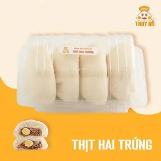 Thịt 2 Trứng Cút - Hộp 4 chiếc (CẦN HẤP NÓNG TRƯỚC KHI ĂN) - 105.000 ₫ tại Bánh Bao Thuý Đỗ - Xá Xíu Phô Mai - Đinh Tiên Hoàng