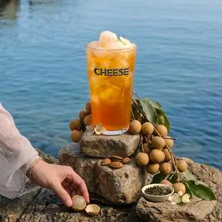 Hình ảnh Trà Lài Nhãn Khúc Bạch - Panna Cotta Longan Tea