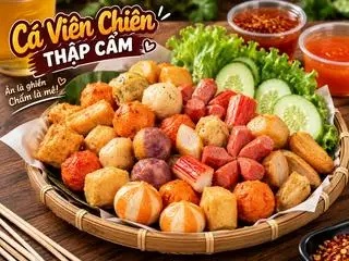 combo chiên thập cẩm  - 83.000 ₫ tại Bếp Ăn Online Nhà Kim - Mỳ Cay & Mì Trộn - Đường Số 35