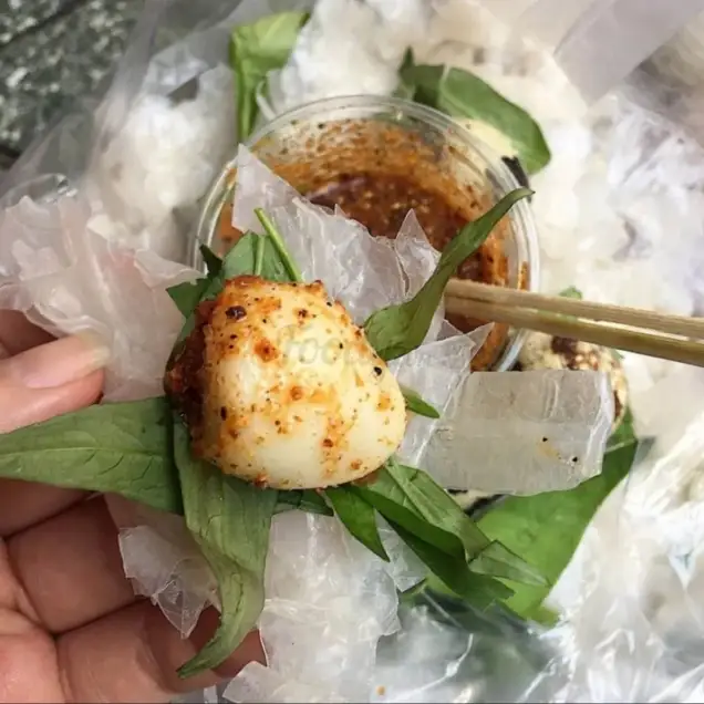 bánh tráng chấm - 25.000 ₫ tại Ăn Vặt Ánh Hồng - Trái Cây Tươi & Tré Trộn - Lâm Văn Bền