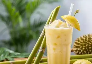 Nước mía Sầu Riêng - SugarCane Juice mix Durian - 29.000 ₫ tại Sầu Riêng Sài Gòn - Cống Quỳnh