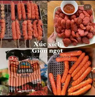 Hình ảnh xúc xích giòn vị truyền thống 