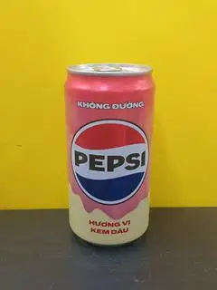 Hình ảnh PEPSI Dâu kem không calo 235ml
