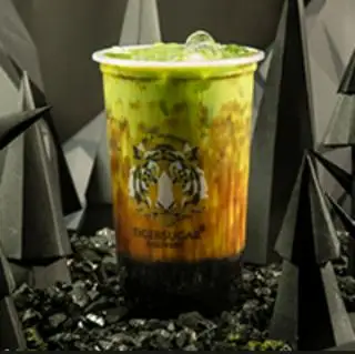 Hình ảnh Đường nâu matcha sữa