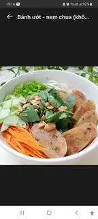 Bánh ướt nem chua chay - 40.000 ₫ tại Quán Chay Bếp Nhà 38 - Đường Số 77